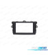 CORNICE NERA RADIO 2-DIN PER TOYOTA COROLLA 07-13