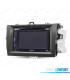CORNICE NERA RADIO 2-DIN PER TOYOTA COROLLA 07-13