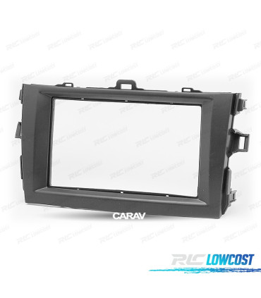 CORNICE NERA RADIO 2-DIN PER TOYOTA COROLLA 07-13
