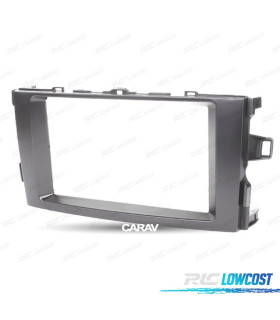 CORNICE NERA RADIO 2-DIN PER TOYOTA AURIS 06-12