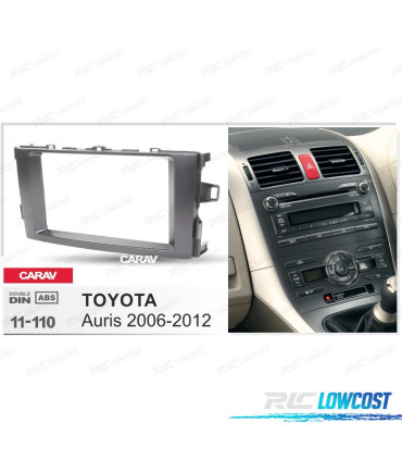 CORNICE NERA RADIO 2-DIN PER TOYOTA AURIS 06-12
