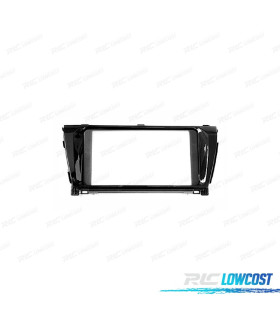 CORNICE NERA LUCIDA RADIO 2-DIN PER TOYOTA COROLLA 13-16