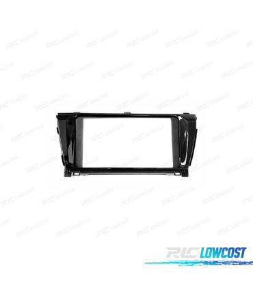 CORNICE NERA LUCIDA RADIO 2-DIN PER TOYOTA COROLLA 13-16
