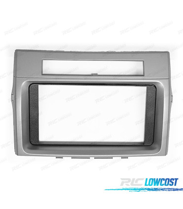 TELAIO GRIGIO CHIARO RADIO 2-DIN PER TOYOTA COROLLA VERSO 04-09