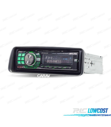 CORNICE NERA AUTORADIO 1-DIN PER PEUGEOT 206 98-07