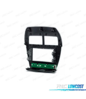 TELAIO NERO CON PCB RADIO 2-DIN PER CITROEN C4 MITSUBISHI ASX RVR OUTLANDER SPORT PEUGEOT 4008