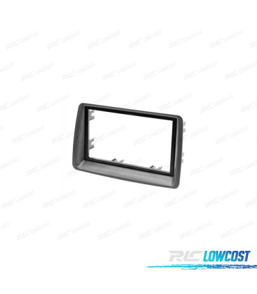 TELAIO GRIGIO SCURO 2-DIN PER FIAT PANDA