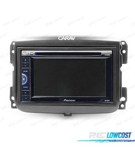 CORNICE NERA RADIO 2-DIN PER FIAT 500L