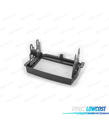 CORNICE NERA RADIO 2-DIN PER FIAT 500L