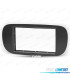 CORNICE NERA RADIO 2-DIN PER FIAT 500