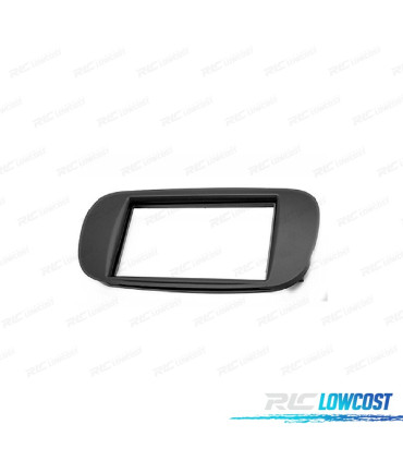 CORNICE NERA RADIO 2-DIN PER FIAT 500