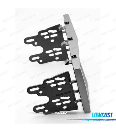 Telaio grigio radio 2-DIN per OPEL ASTRA ANTARA CORSA ZAFIRA.