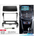 CORNICE NERA RADIO 2-DIN PER OPEL ZAFIRA 11-16