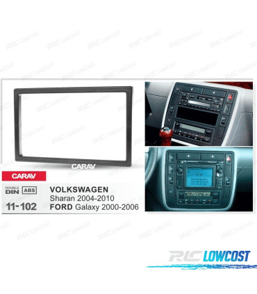 CORNICE NERA RADIO 2-DIN PER FORD GALAXY VOLKSWAGEN VW SHARAN
