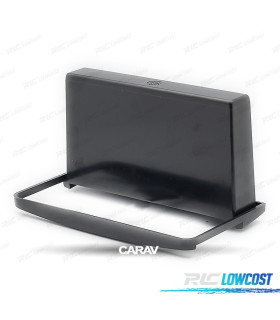 TELAIO NERO RADIO 1-DIN PER FORD FIESTA FOCUS GALAXY MONDEO COUGAR PUMA ESCAPE EXPLORER TRANSIT JAGUAR CON SPORTELLO