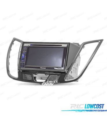 TELAIO NERO LUCIDO RADIO 2-DIN PER FORD C-MAX KUGA ESCAPE CON SCHERMO 4.2