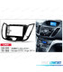 TELAIO NERO LUCIDO RADIO 2-DIN PER FORD C-MAX KUGA ESCAPE CON SCHERMO 4.2