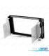 CORNICE NERA RADIO 2-DIN PER VOLKSWAGEN VW TOUAREG 02-10 T5 MULTIVAN, ELLE, TRANSPORTER 03-09