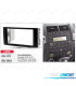 CORNICE NERA RADIO 2-DIN PER VOLKSWAGEN VW TOUAREG 02-10 T5 MULTIVAN, ELLE, TRANSPORTER 03-09