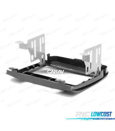 CORNICE NERA LUCIDA RADIO 2-DIN PER VOLKSWAGEN VW TOUAREG 10-14