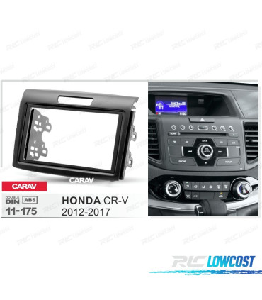 CORNICE NERA PER AUTORADIO 2-DIN PER HONDA CR-V 12-17