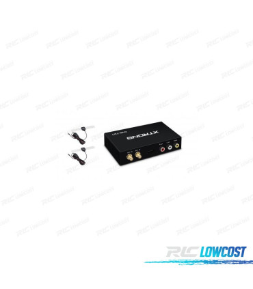 SINTONIZZATORE DVB-T2 CON TDT2 HD 1080I XTRONS MPEG2 MPEG4 CON 2 ANTENNE E HDMI