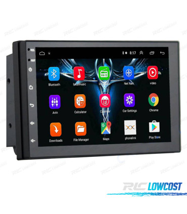 RADIO 9" GPS ANDROID 13 2DIN TOUCH BLUETOOTH USB SD