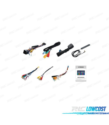 RADIO GPS ANDROID 9 10" 1DIN LCD TATTILE CARPLAY USB DUAL ZONE