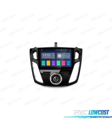 RADIO GPS ANDROID 9 PER FORD FOCUS 15-17 LCD TATTILE CARPLAY