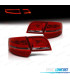 FANALI PER AUDI A3 8PA SPORTBACK 04-08 BARRE LUMINOSE A LED ROSSO CROMATO
