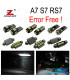 KIT 16 LAMPADE LED INTERNE PER AUDI A7 S7 RS7 C7 QUATTRO 2011-2017
