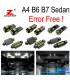 KIT 20 LAMPADE LED INTERNE PER AUDI A4 S4 RS4 B6 B7 SEDAN SALOON SOLO 2002-2008