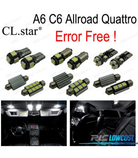 KIT 20 LAMPADE LED INTERNE PER AUDI A6 ALLROAD QUATTRO 2006-2011
