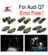 KIT 25 LAMPADE LED INTERNE PER AUDI Q7 4L 2005-2014