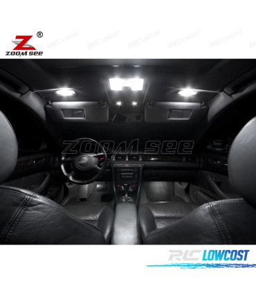 KIT 24 LAMPADE LED INTERNE PER AUDI A6 S6 C5 SEDAN 1998-2004