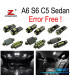 KIT 24 LAMPADE LED INTERNE PER AUDI A6 S6 C5 SEDAN 1998-2004