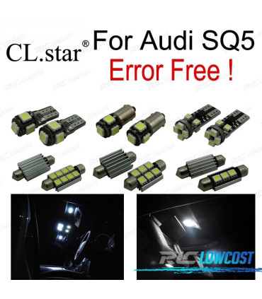 KIT 30 LAMPADE LED INTERNE PER AUDI SQ5 SPORT QUATTRO 2014-2016