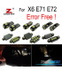 KIT 20 LAMPADE LED INTERNE PER BMW X6 E71 E72 M 2008-2014