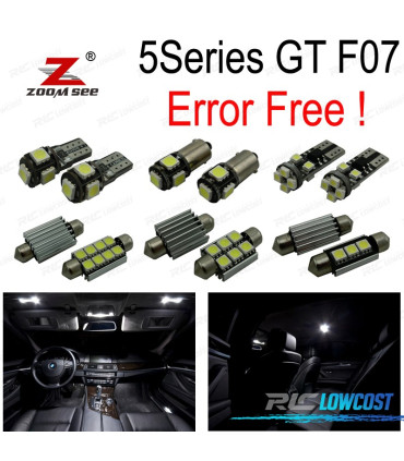 KIT 29 LAMPADE LED INTERNE PER BMW SERIE 5 GT 5GT F07 528I 535I 550I 650I XDRIVE 2009-2017