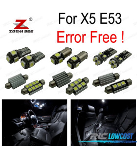 KIT 20 LAMPADE LED INTERNE PER BMW X5 E53 2000-2006