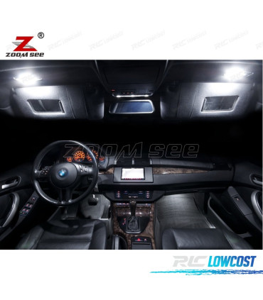 KIT 22 LAMPADE LED INTERNE PER BMW X5 E53 3.0I 4.4I 4.6IS 4.8IS 2000-2006