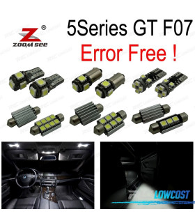 KIT 19 LAMPADE LED PER INTERNI BMW SERIE 5 F07 5GT HATCHBACK 528I GT 535I GT 550I GT 535D XDRIVE 09-17