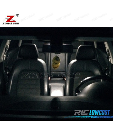 KIT 21 LAMPADE LED INTERNE PER SKODA FABIA SEDAN SALONE MK2 MKII 3T4 2009-2015