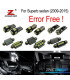 KIT 21 LAMPADE LED INTERNE PER SKODA FABIA SEDAN SALONE MK2 MKII 3T4 2009-2015