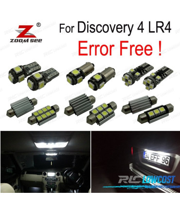 KIT 26 LAMPADE LED INTERNE PER LAND ROVER 4 LR4 2010-2015