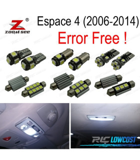 KIT 23 LAMPADE LED INTERNE 2006-2014 PER RENAULT ESPACE 4 IV MK4