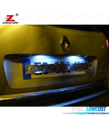KIT 18 LAMPADE LED INTERNE 2001-2007 PER RENAULT LAGUNA TOURER II 2 MK2