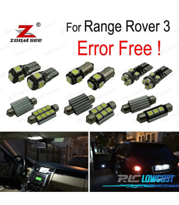 KIT 22 LAMPADE LED INTERNE LAND ROVER 3 06-12