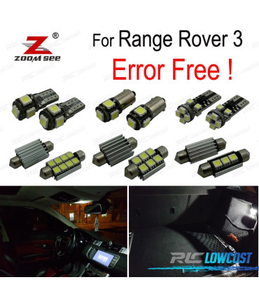 KIT 23 LAMPADE LED INTERNE LAND ROVER 3 02-05