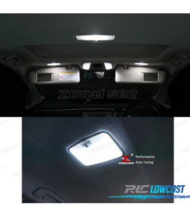 KIT 14 LAMPADE LED INTERNE PER TOYOTA PRIUS ZVW50 ZVW51 ZVW55 2016